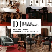 DECOREX INTERNATIONAL | In partnership with Covet House, BRABBU is getting ready to show the latest trends at this year's Decorex International. At Stand G41 and at our Covet London Showflat, book your meeting to see our pieces live, meet our UK product specialists and find the 